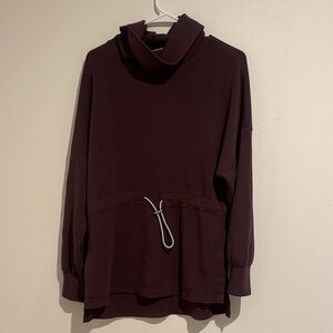 Varley Burgundy Pullover Jacket